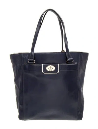 Pre-owned Kate Spade Signature Tote In Blue