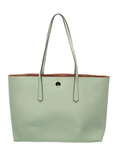 Pre-owned Kate Spade Signature Tote In Green