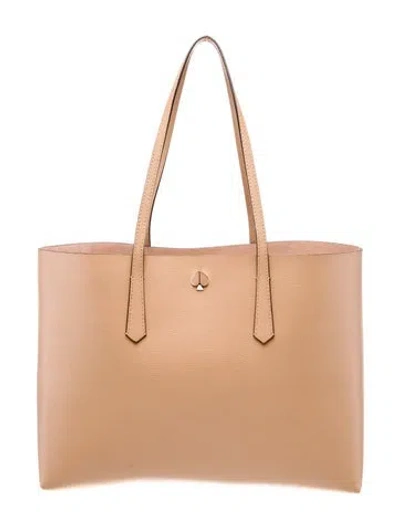 Pre-owned Kate Spade Signature Tote In Neutral