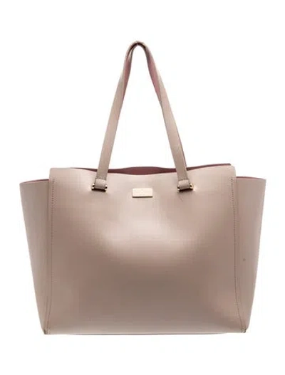Pre-owned Kate Spade Signature Tote In Neutral