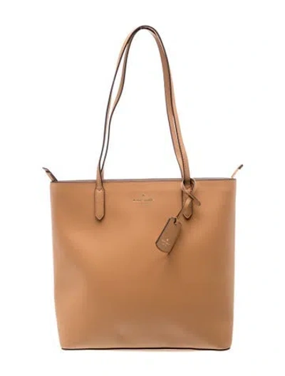 Pre-owned Kate Spade Signature Tote In Neutrals