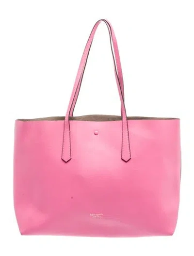 Pre-owned Kate Spade Signature Tote In Pink