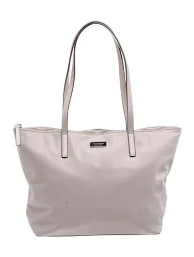 Pre-owned Kate Spade Signature Tote In Purple