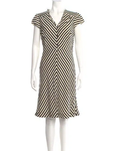 Pre-owned Kate Spade Silk Knee-length Dress