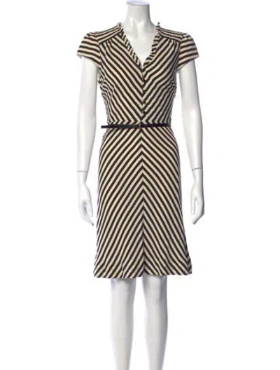Pre-owned Kate Spade Silk Knee-length Dress