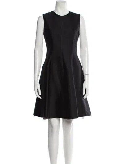 Pre-owned Kate Spade Silk Knee-length Dress In Black