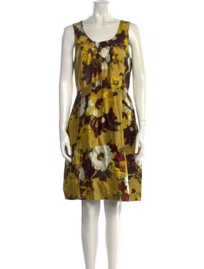 Pre-owned Kate Spade Silk Knee-length Dress In Multi
