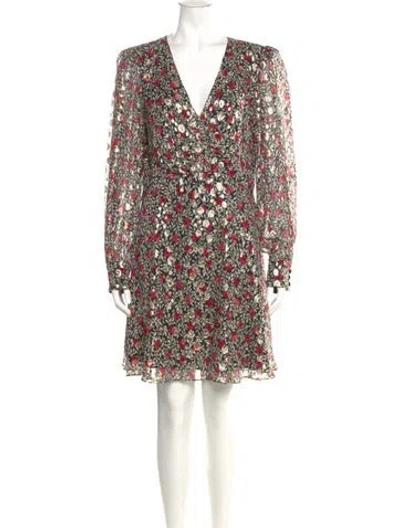 Pre-owned Kate Spade Silk Knee-length Dress In Multi