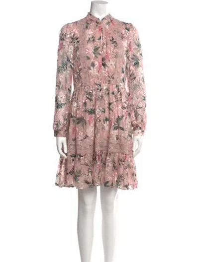 Pre-owned Kate Spade Silk Knee-length Dress W/ Tags In Pink