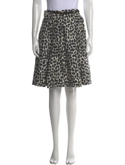 Pre-owned Kate Spade Silk Knee-length Skirt In Multi