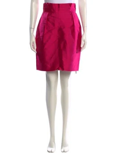 Pre-owned Kate Spade Silk Knee-length Skirt In Pink