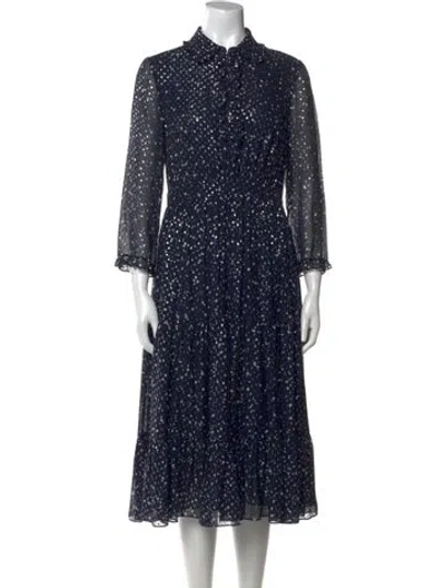 Pre-owned Kate Spade Silk Long Dress