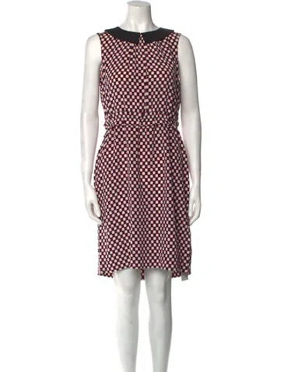 Pre-owned Kate Spade Silk Long Dress In Black