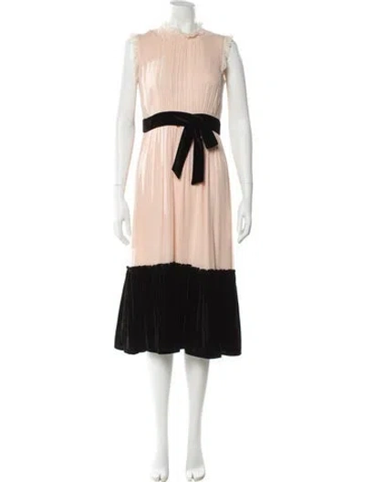Pre-owned Kate Spade Silk Long Dress In Pink