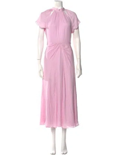 Pre-owned Kate Spade Silk Long Dress In Purple