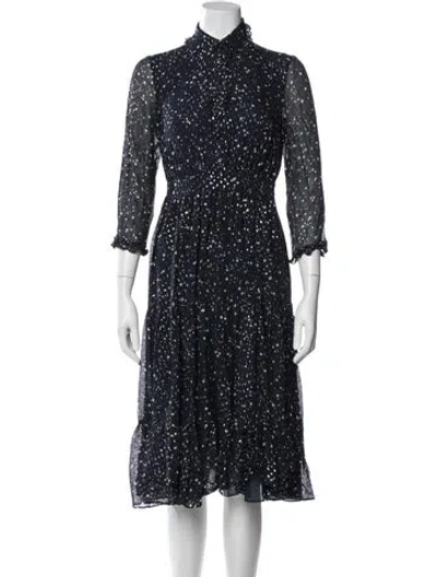 Pre-owned Kate Spade Silk Midi Length Dress