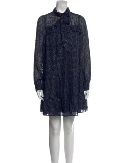 Pre-owned Kate Spade Silk Mini Dress