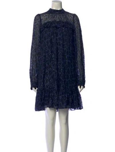 Pre-owned Kate Spade Silk Mini Dress