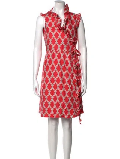 Pre-owned Kate Spade Silk Mini Dress In Multi
