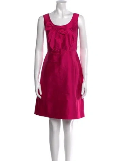 Pre-owned Kate Spade Silk Mini Dress In Pink