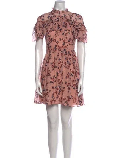 Pre-owned Kate Spade Silk Mini Dress In Pink