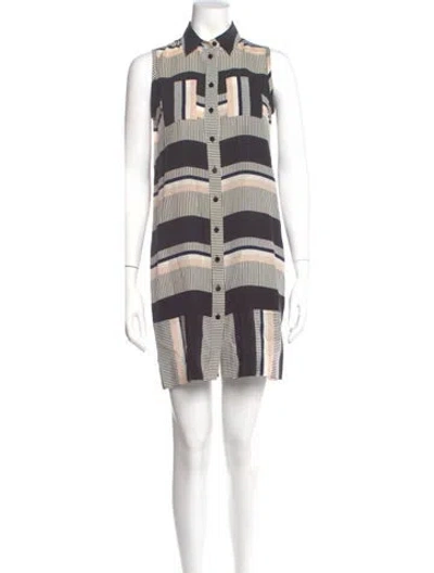 Pre-owned Kate Spade Silk Mini Dress In Pink