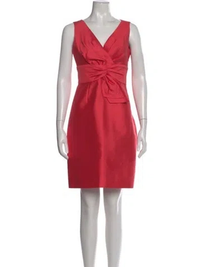 Pre-owned Kate Spade Silk Mini Dress In Pink
