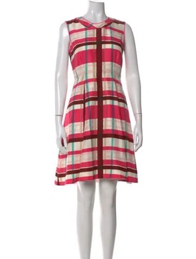 Pre-owned Kate Spade Silk Mini Dress In Pink