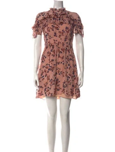 Pre-owned Kate Spade Silk Mini Dress In Pink