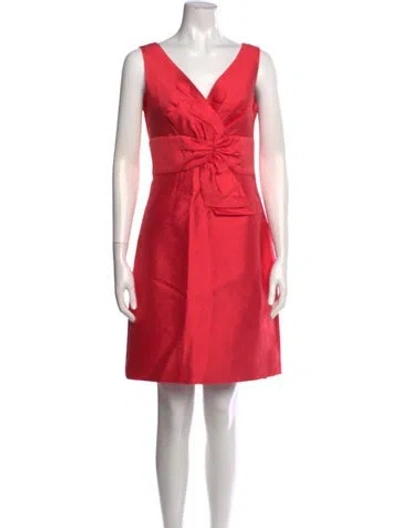 Pre-owned Kate Spade Silk Mini Dress In Pink