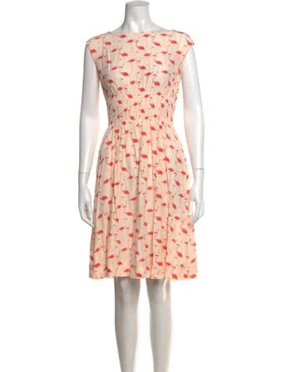 Pre-owned Kate Spade Silk Mini Dress In Pink