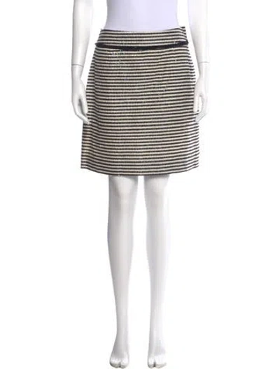 Pre-owned Kate Spade Silk Mini Skirt In Multi