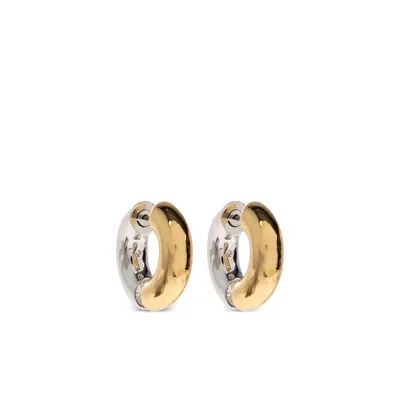 Kate Spade Silver  Gold Earrings