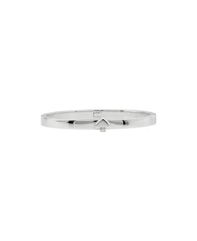 Kate Spade Silver Plated Thin Enamel Bangle Bracelet