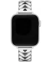 Kate Spade Silver-tone Stainless Steel Band For Apple Watch 38mm-49mm In Silver-tone