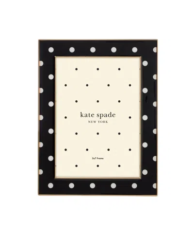 Kate Spade Sitting Pretty Dot Frame, 5"x 7" In Gold Plated