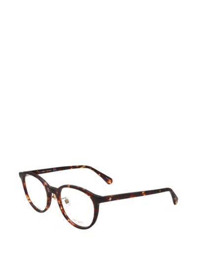 Kate Spade Skyla Round-frame Glasses In Black