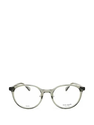 Kate Spade Skyla Round-frame Glasses In Gray