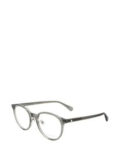 Kate Spade Skyla Round-frame Glasses In Gray