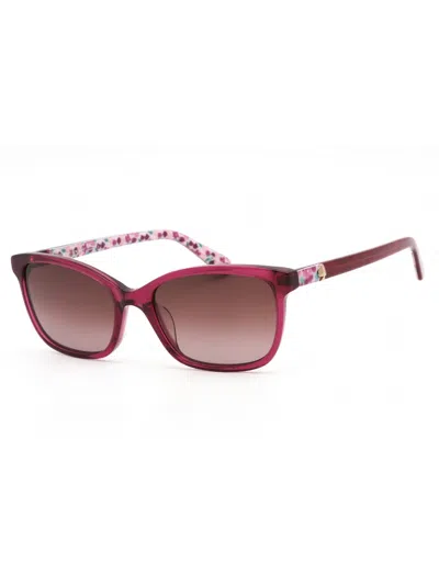 Kate Spade Sleek Rectangular Sunglasses For Women In Pink