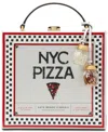 Kate Spade New York Slice Printed Spazzolato Leather Mini Pizza Box Bag In Multi