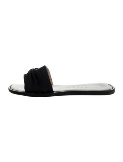 Pre-owned Kate Spade Slides In Black