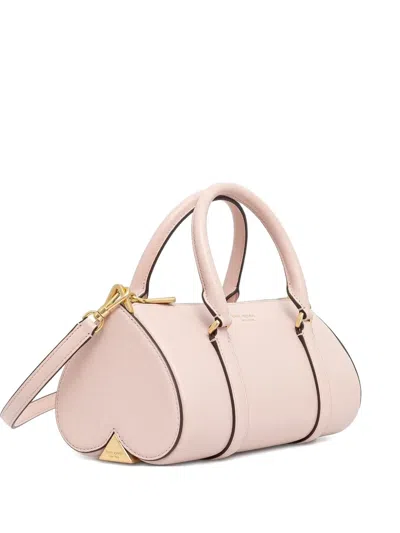 Kate Spade Small Icon Barrel Heart-shaped Crossbody Bag In Pink