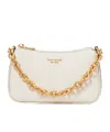 Kate Spade Jolie Small Leather Convertible Crossbody Bag In White