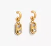 Kate Spade New York Snack Time Two Tone Crystal Heart Pull Tab Charm Huggie Hoop Earrings In Gold