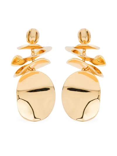 Kate Spade Snack Time Earrings In Gold