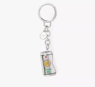 Kate Spade Snack Time Metal Bag Charm In Metallic