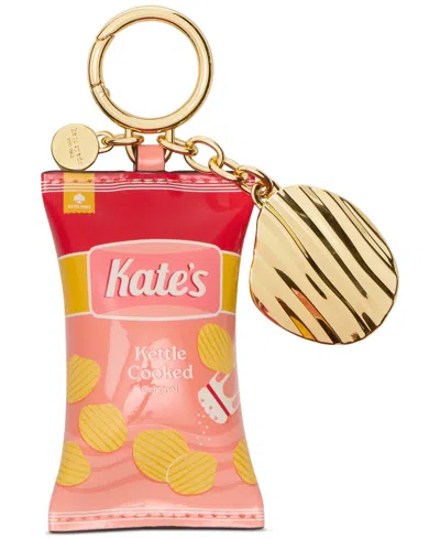 Kate Spade Snack Time Patent Key Fob In Red