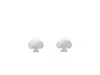 Kate Spade So Spade Studs Silver In Metallic