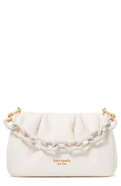 Kate Spade Souffle Smooth Leather Crossbody In White